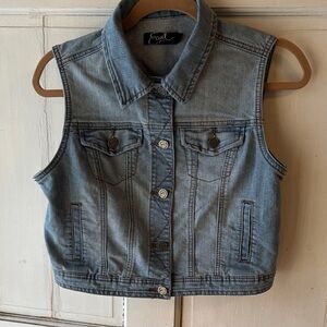 Earl Jeans Blue Denim Vest